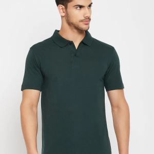 Uniberry  Polo Neck Cotton T-Shirt