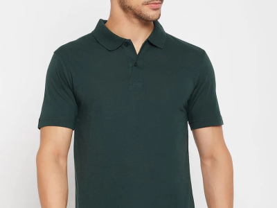Uniberry  Polo Neck Cotton T-Shirt