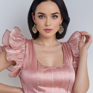 Women Princess Cut Padded Blouse