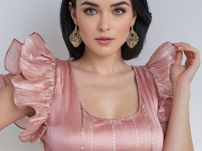 Women Princess Cut Padded Blouse