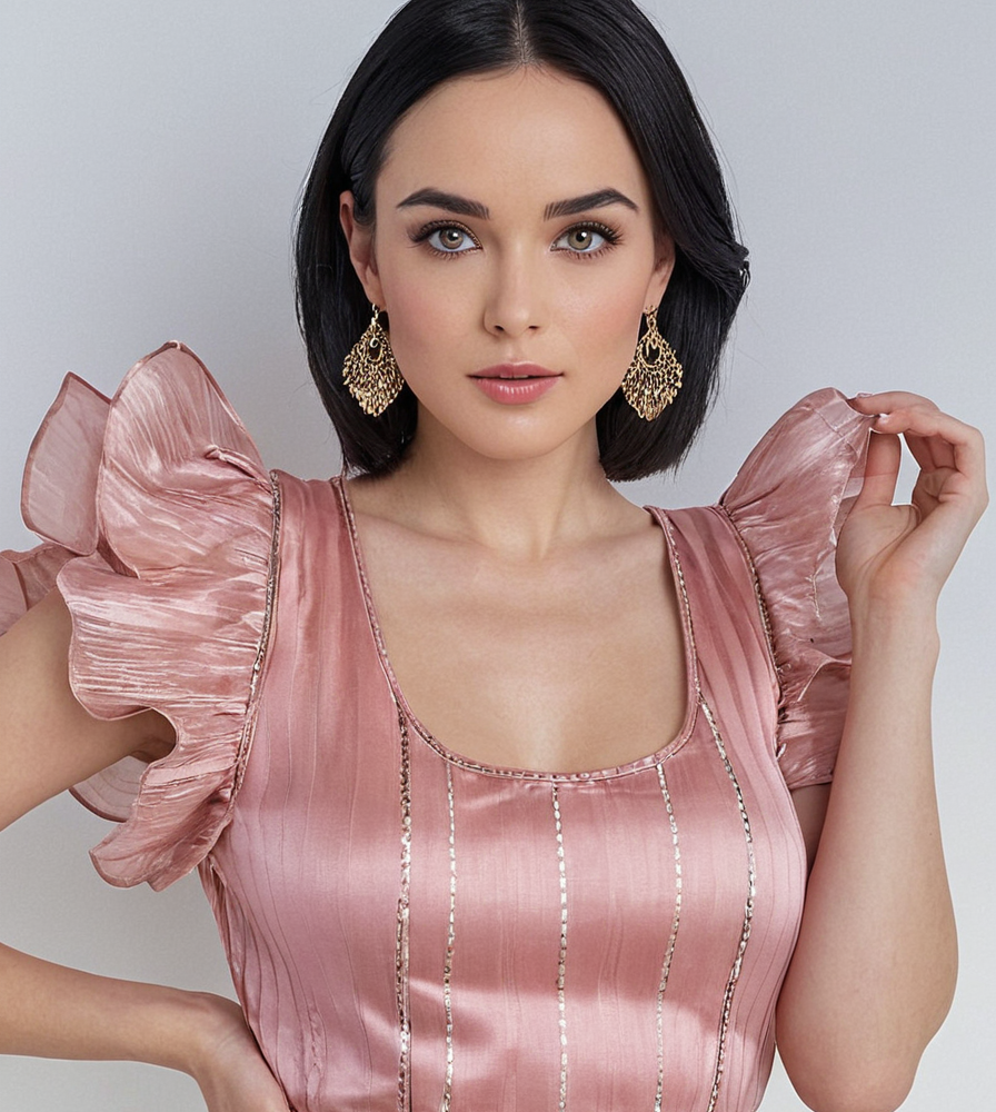 Women Princess Cut Padded Blouse