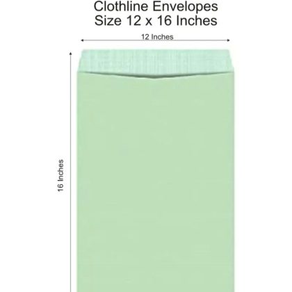 12 x 16 Clothline Net Envelopes 100 Gsm. | For Legal, A4 Magazine, Catalog, Documents Office & Multipurpose Envelopes | Vertical Portrait Envelopes
