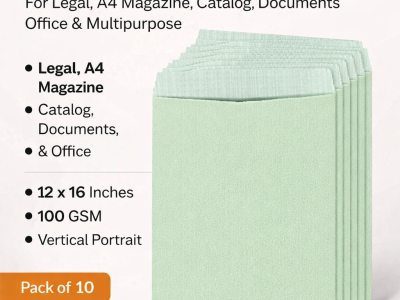 📦 Pack of 10 Clothline Net Envelopes – 12 x 16 Inches (100 GSM)